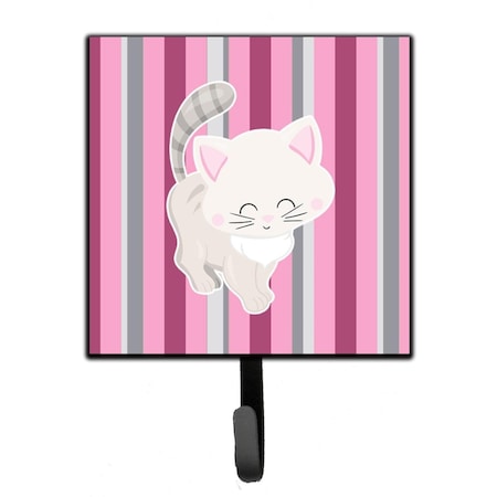 Jensendistributionservices Kitten Cat Pink & Gray Leash or Key Holder MI1711469